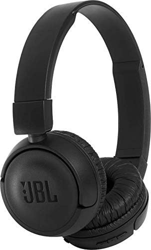 JBL T450BT in Black  Over Ear Bluetooth Wireless Headphones, Compact with Pure Bass Sound w/ Built-In Microphone