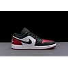 AIR JORDAN Men's 1 Low White/Black-Varsity Red-White (553558 161)