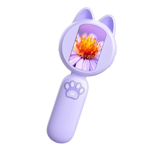 Rechargeable Digital Enlarger Handheld Learning Tool for Multiple Enlarge Levels Participatory Science Toy Modifiable Magnification Science Toy