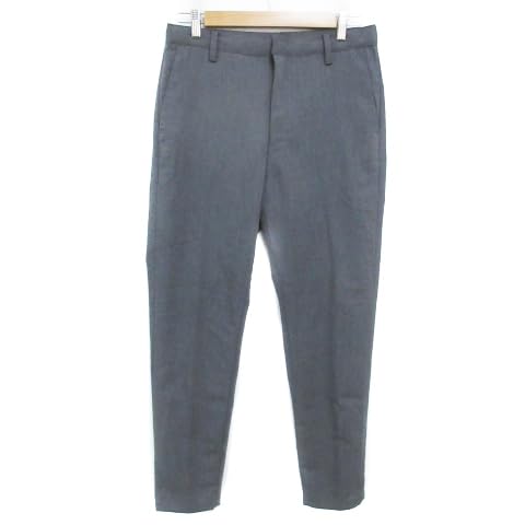 ヌメラルズ NUMERALS テーパードパンツ イージーパンツ アンクル丈 総柄 M グレー FF29 メンズ