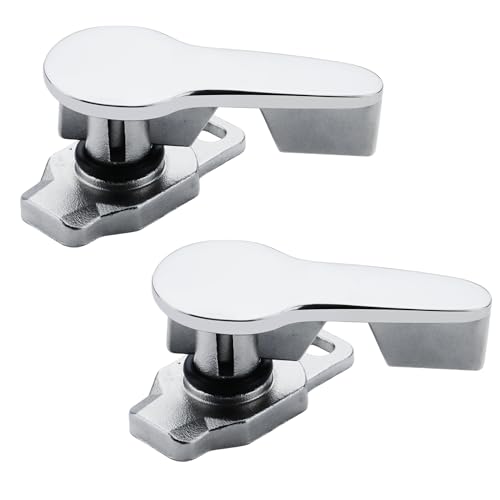 SHENGHUISS 2 Pcs Marine Boat Hatch Handle,Universal 316 Stainless Steel Handle Latch,Heavy-Duty Durable Boat Hatch Accessories for John,Yacht,Sailboat,Bass