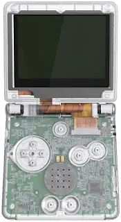 GBASP対応 外装 ボディ パーツ 工具付き RETRO EVOLUTION SP GBASP 外装シェルキット LRボタン・背面プレート取付済み 専用工具付属 IPS液晶・純正液晶対応 GAME BOY ADVANCE SP用 (スケルトン)