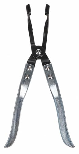 SIXTOL MECHANIC HOSE CLAMP 9 | Pince pour joints de tiges de soupapes | Acier et poignées antidérapantes | Démontage précis dans espaces restreints