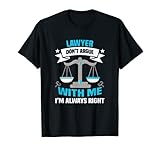 Ce design avec la phrase Avocat ne discute pas avec moi j'ai toujours raison est le souvenir parfait pour les étudiants en droit et les futurs avocats ou un avocat à la retraite. Lawyer don't argue with me I'm always right