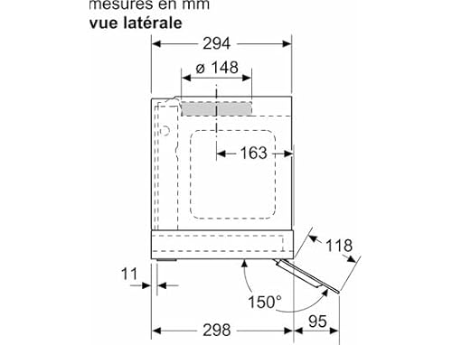 neff hotte box intégrée 60cm 460m3h d65xam2s0 - vue 9