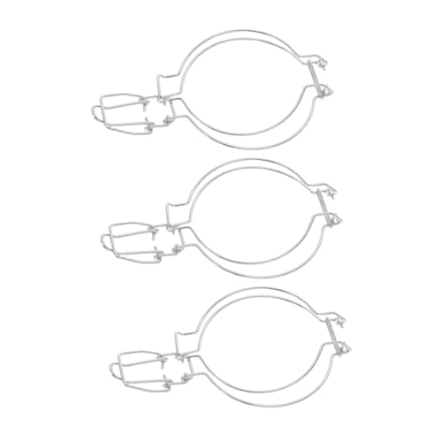 DECOMELODY 3 Piezas Cierres de Alambre para Tarros de Vidrio Accesorios de Sellado Inoxidable Clips de Fijación para Almacenamiento de Alimentos Compatibles con Tarros de Boca Ancha