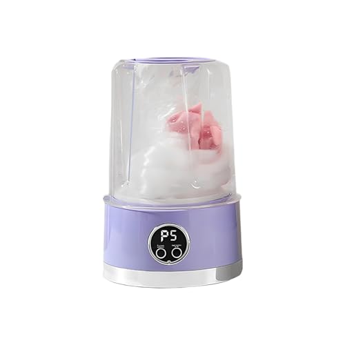 下着ワッシャー - コンパクトな充電式ミニ洗濯機、バッテリー操作ポータブルランドリーアプライアンス|デュアルクリーニングモードを備えたデジタルディスプレイ、旅行寮のキャンプ用の下着服洗濯機h