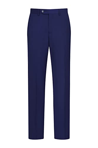 Mens Suits Slim Fit 3 Piece Two Button Solid Business Wedding Jacket Blazer Vest & Pants Set Black #TOP3