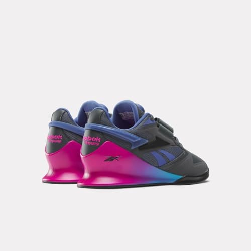 Reebok Women's Legacy Lifter III Training Shoes, Pure Grey/Step Purple/Laser Pink, Women's Size 5