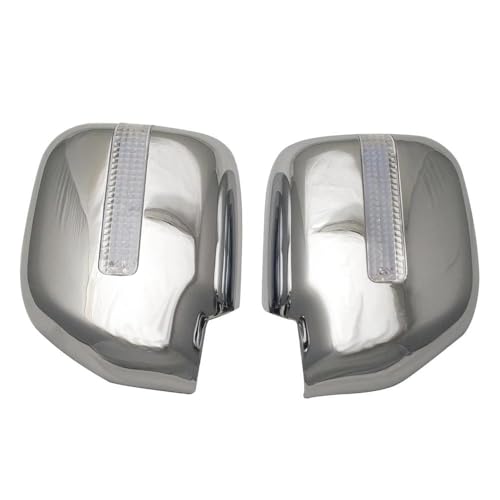 Coque de rétroviseur chromé LED pour Toyota Land Cruiser Prado FJ90 finition miroir