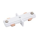 New Lon0167 Track Straight Featured Connector Mini 3-Wire reliable efficacy Rail Joiner Light Mounted Fitting White(id:be3 da 58 227)
