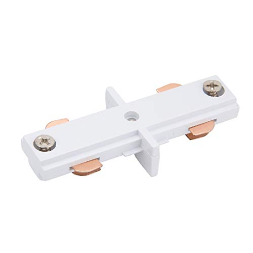 New Lon0167 Track Straight Featured Connector Mini 3-Wire reliable efficacy Rail Joiner Light Mounted Fitting White(id:be3 da 58 227)