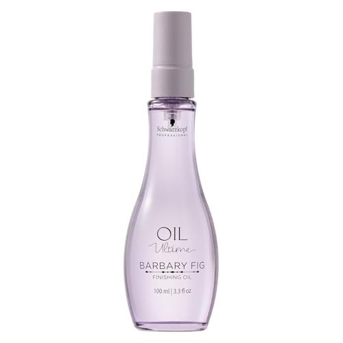 Schwarzkopf Professional Oil Ultime Barbary Fig Finishing Oil Hair Oil Dry Damaged Hair Natural Purified Smoothes The Cuticle Anti Frizz Heat Protection Shining Softing Nourishing Moisturizing 100 ml