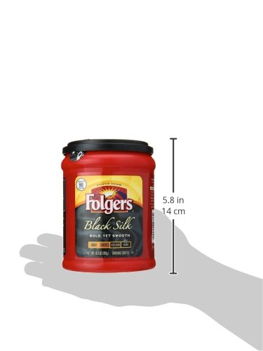 Folgers Black Silk Coffee, 10.3 oz
