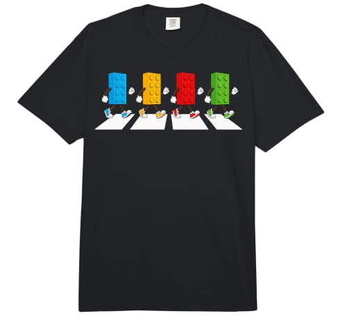 Building Blocks Zebra - Brick Builder Block Building Comfort Colors Adult Heavyweight T-Shirt