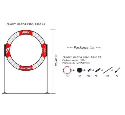 Éviter les crashs de drone grâce à la Magic Gate 780mm LDARC obstacle avec base