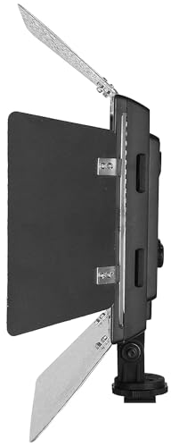 Image of Osaka Bi-Color Dimmable LED Video Light OS 300 Mark III with Long Duration Battery and Charger for All DSLR and Video Cameras and YouTube Video Shooting