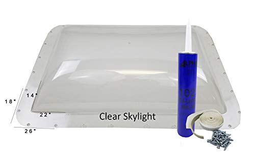 Class A Customs Premium Heavy Duty RV Camper Trailer Skylight - 18 x