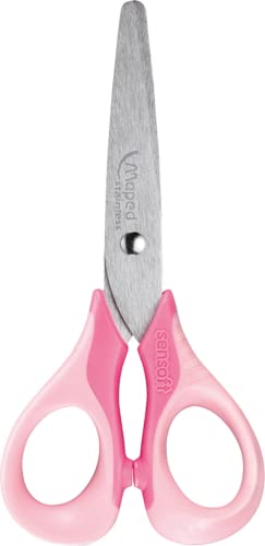 Tesoura 13cm, Maped, Sensoft 3D, 484213, Cores Pastel Sortidas