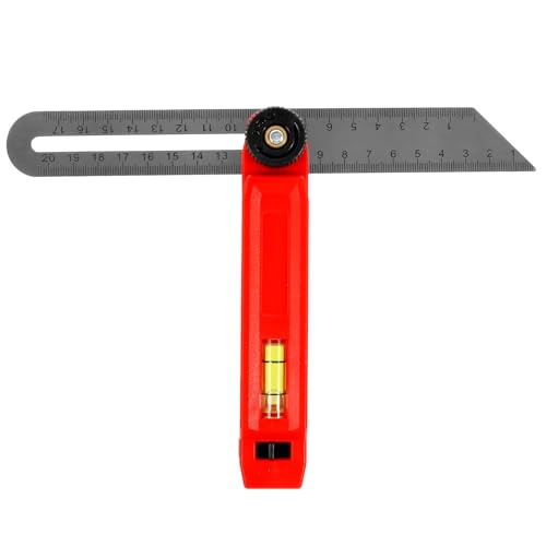 T Bevel Carpenters Angle Finder Adjustable Sliding T Bevel Gauge Portable Stainless Steel Sliding Angle Ruler with Metric and Imperial Scales for Woodworking