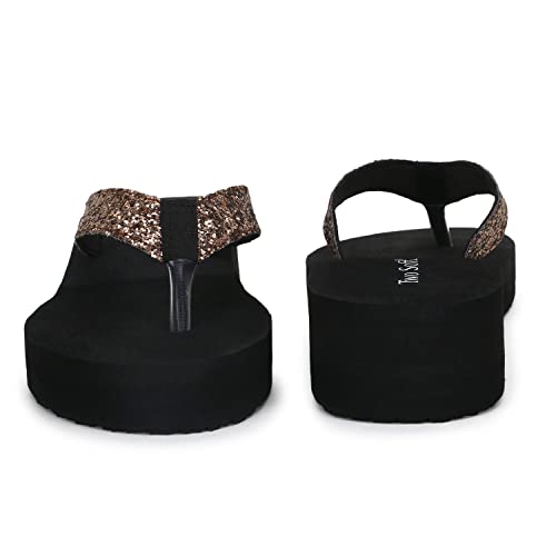 Image of BestWomen Slipper Stylish Comfortable Lightweight Soft Flaxsible Casual Flip Flop /Girls fancy chappal BZ1-P2 009