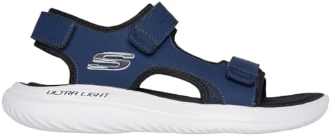 Skechers BOUNDER 2.0 SANDAL, Men's Shoes, NAVY BLACK, 45 EU: Buy