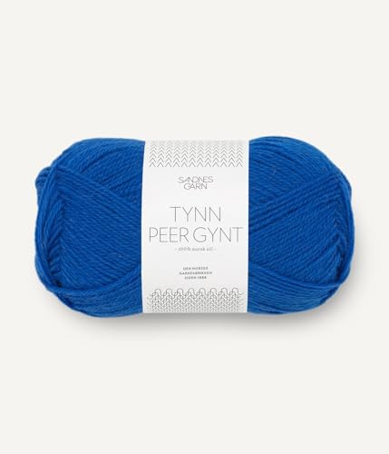Sandnes Garn Tynn Peer Gynt 6046 Bleu jolly 50 g env. 205 m