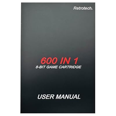 Retrotech 600 In 1 Game Cartridge For Sega Master System Game Console - Includes Printed Instructions