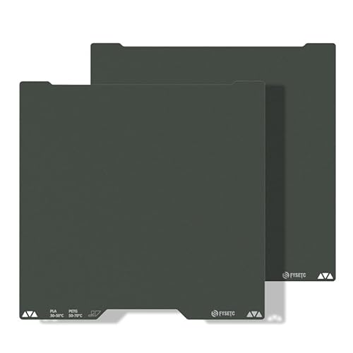 for Bambu Smooth PEI Plate H2D Plate, H2D Build Plate H2D for Bambu, H2D Build Plate Smooth, Dual-Side Epoxy Coated Gray Low for Bambu Lab H2D/H2D Pro/H2S, Temperature PEI Spring Steel Plate 355x347mm