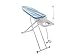 Leifheit Tabla de planchar Air Active Express M blanca, mesa de planchar con aspiración y extracción del vapor, burro de planchar activo, 118 x 38 cm
