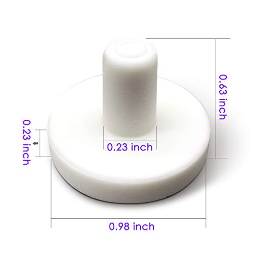Image of Aquarium Choice Coral frag Plugs for Coral fragging kit lps Bases(30pcs 0.98 inch Ceramic Coral Base)