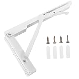 Support d'étagère flottant: présente une structure robuste et ferme, le support d'étagère flottant peut maintenir votre étagère murale facilement et en toute sécurité, supports de comptoir