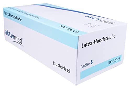 Latexhandschuhe Einmal puderfrei S 100 St
