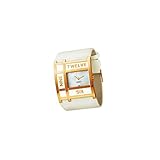 edc by Esprit Damen-Armbanduhr Lucky Gold Quarz Leder ES101502003
