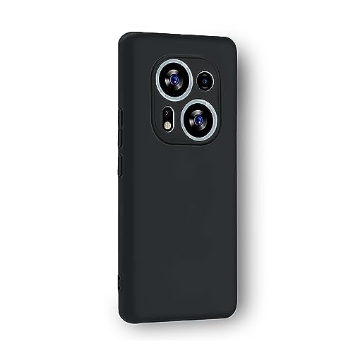 Plus Protection Matte Finished Back Cover Case for Tecno Phantom X2 Pro 5G | Rubberized TPU | Slim Thin Soft Matte Flexible Matte Touch Shockproof - Matte Black