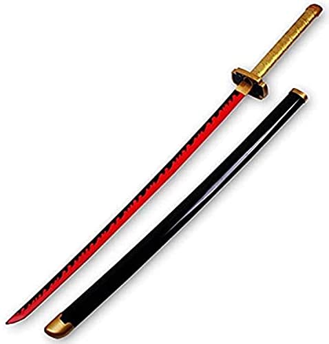 GOOD Fortune One Piece Demon Slayer Cosplay Wood Sword prop weapon black