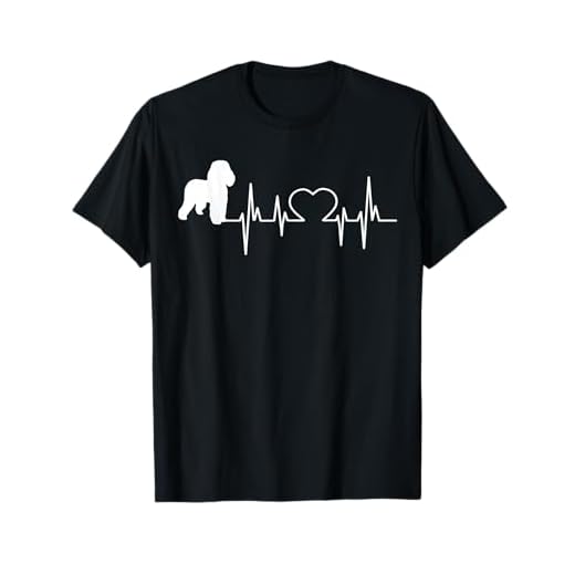 Irish Water Spaniel Dog Heartbeat T-Shirt