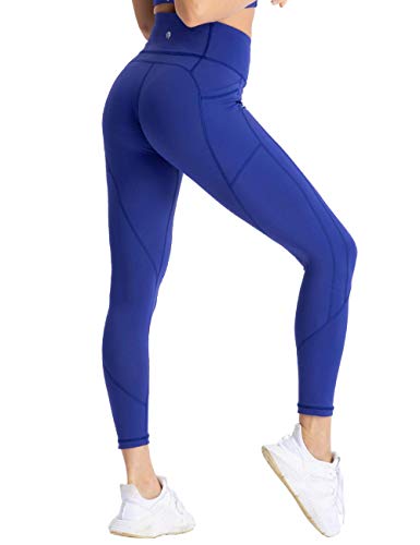 coastal rose Women's Yoga Pants 7/8 High Waist Workout Leggings Tummy Control Zoned