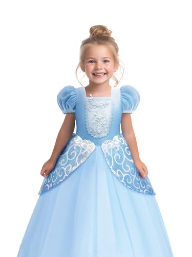 Princess Dress Up Clothes, Syncs with Music, App-Control, RGB LED Light Up Princess Dress for Girls with Accessories