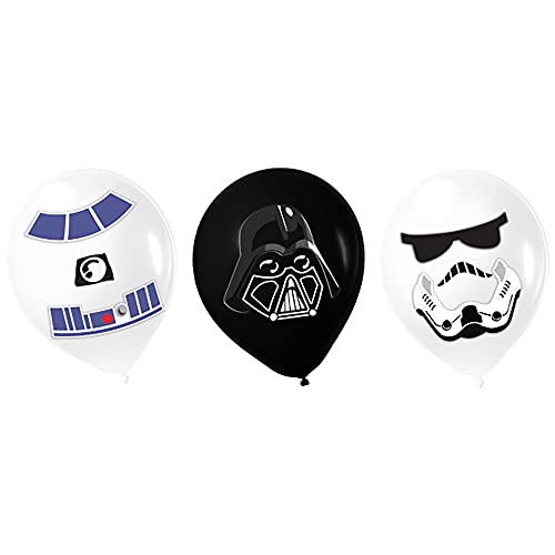 Ballons Star Wars en latex Amscan 110722 | Décoration anniversaire Galaxy of Adventures