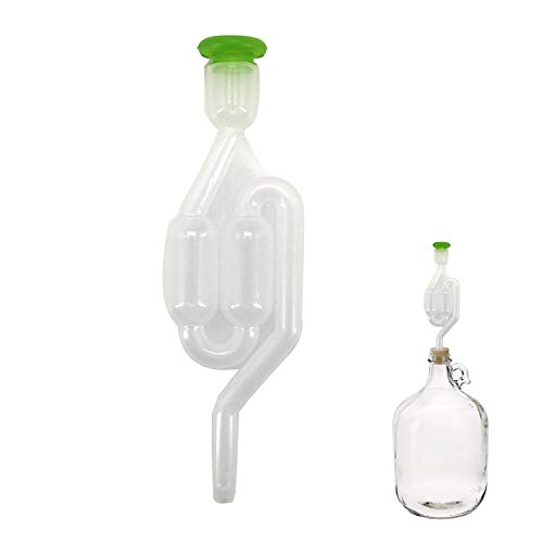 Kit Fermentation Vin – Bouchon Valve En S Transparent – Pour Vin, Bière Maison – Lot De 10 Pièces