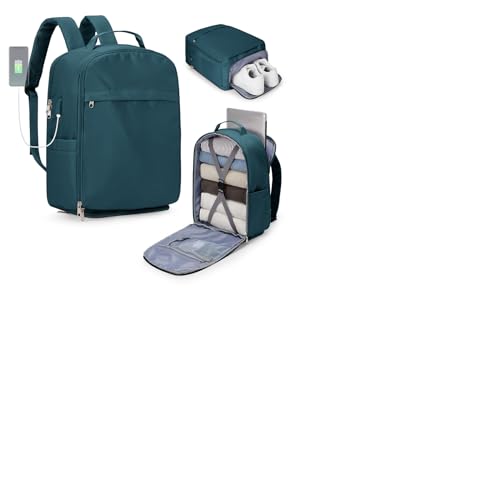 Weplan Mochila Viaje Cabina Avion 45x36x20 Easyjet Mochila De Viaje 40x20x25 Ryanair Mochilas Bolsa De Cabina Para Mujer Mochila Cabina Impermeable Mochila Portatil Con Cable Usb,Azul Pavo Real Weplan Mochila Viaje Cabina Avion 45x36x20 Easyjet Mochila De Viaje 40x20x25 Ryanair Mochilas Bolsa De Cabina Para Mujer Mochila Cabina Impermeable Mochila Portatil Con Cable Usb,Azul Pavo Real
