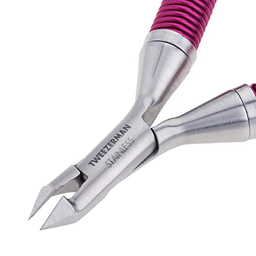 Tweezerman 3198-R Grip & Snip Spiral Spring Cuticle Nipper Assorted Colors thumb #1