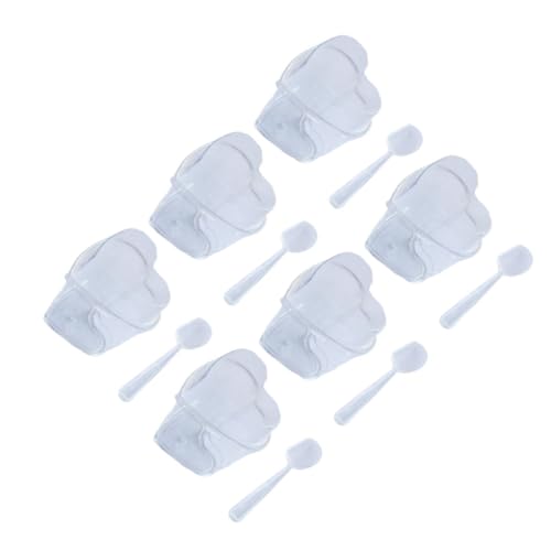 VOSAREA 10�Z�b�g 150ml �n�[�g�^�����v�����f�U�[�g�J�b�v ���[�X��[���[�ɍœK �W�X�v�[���t���x�r�[�V�����[��o�[�x�L���[�ɕ֗��Ȏg���̂ėe��