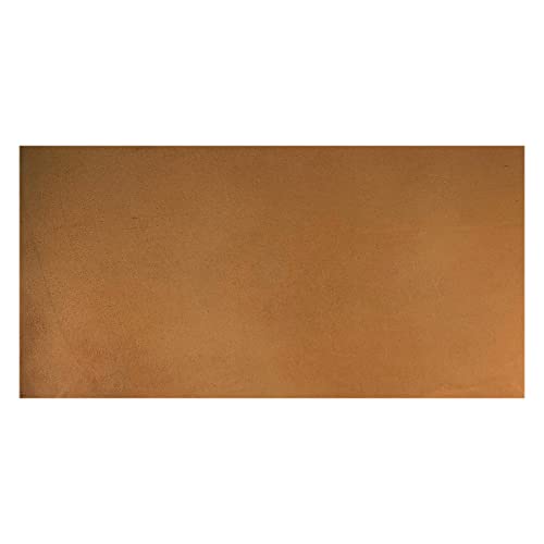 Leather Handcraft Supply Depot, Leather Rectangle (12 X 24 In.) From Thick Full Grain Leather (2.6 To 2.8Mm) - Multi-Purpose Used - Hobby Workshop, Tooling, Sewing & Diy Project - Bourbon Brown #TOP1