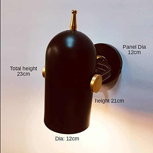 寝室レストランモダンな LED ウォールランプリビングルーム研究壁装飾照明鉄ランプシェード壁取り付け用燭台、モダンな壁ランプ