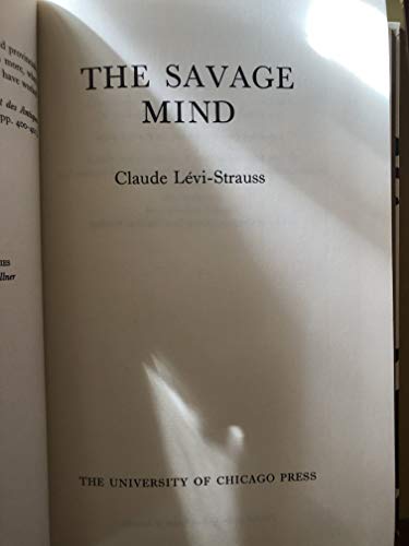 Savage Mind B00ED59CPM Book Cover
