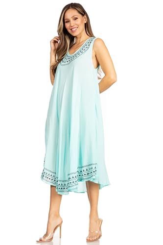 Robe de plage caftan ample Sakkas pour assumer sa silhouette avec légèreté - 3