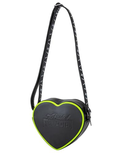 Rock Rebel Bride of Frankenstein Stitch Heart Mini Cross Body Bag2