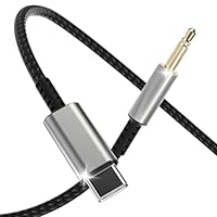 USB C auf Aux Kabel 1.2M, USB Typ C auf Klinke Kabel 3.5mm Audio Aux Dauerhaft kompatibel mit iPhone 16/15 Pro Max, Galaxy S24/S23/S22 Ultra, iPad Pro, Pixel, Huawei P40